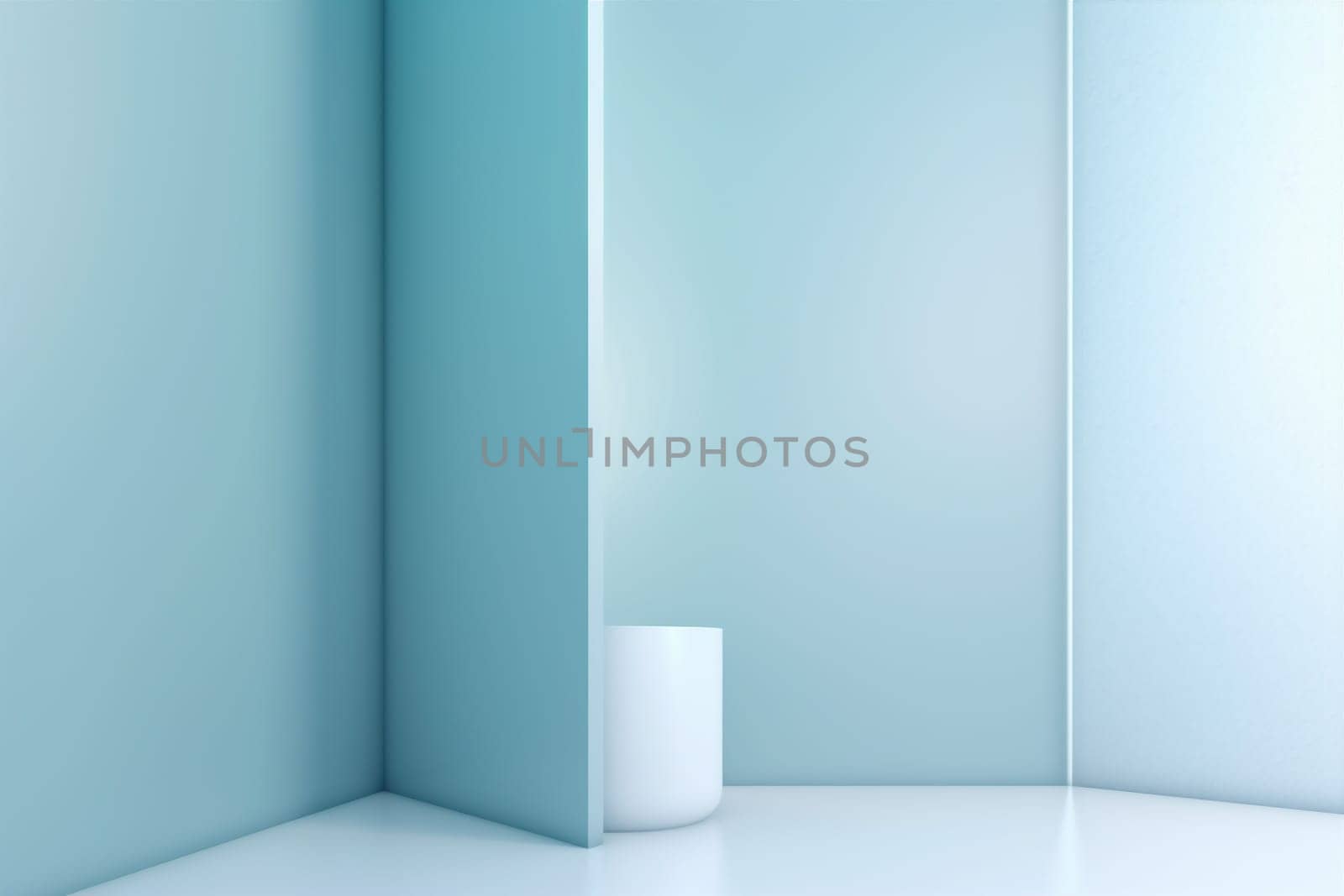 minimalism wall modern background indoor mockup room light architecture floor minimal interior. Generative AI. by SHOTPRIME