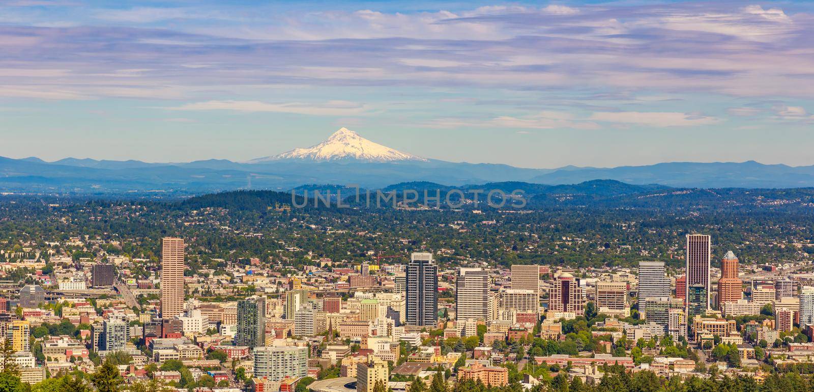 Portland Downtown Cityscape by gepeng