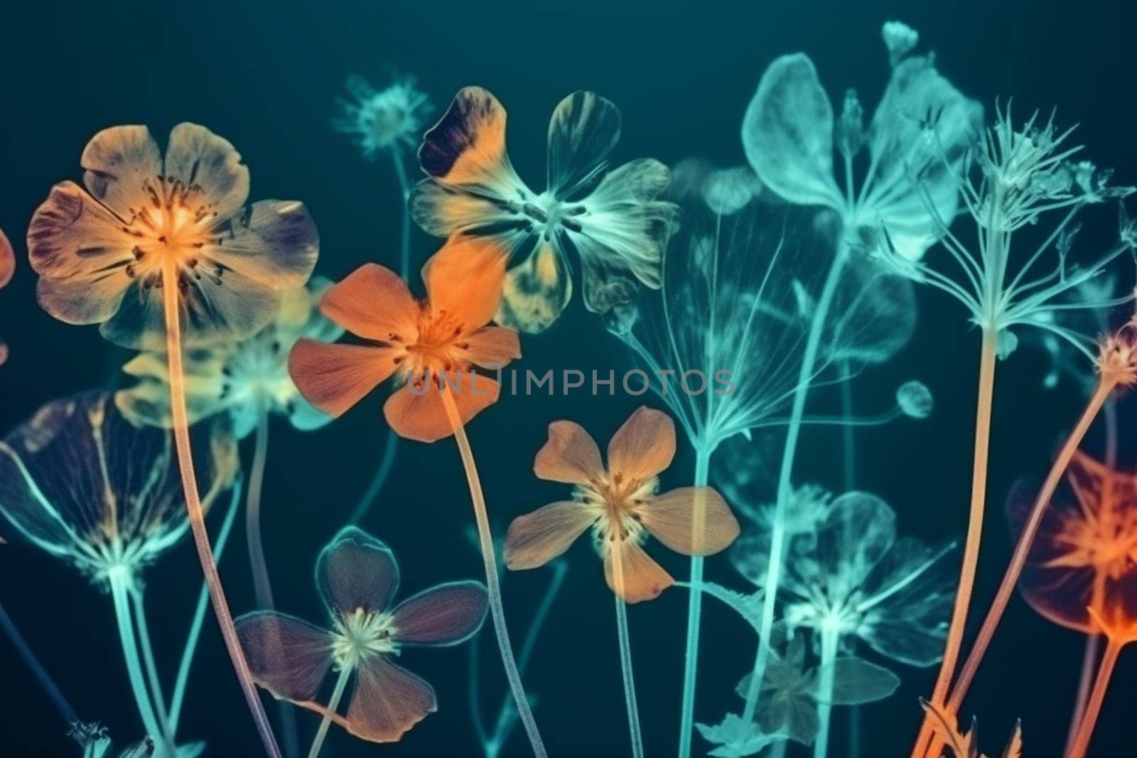 blossom leaf idea flower background plant floral nature spring bloom beautiful. Generative AI. by SHOTPRIME