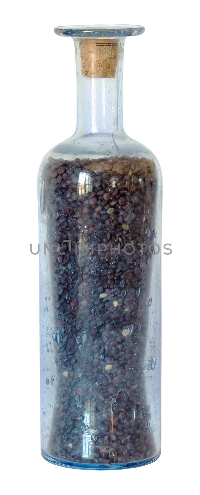 Glass Bottle full of lentils by MaxalTamor