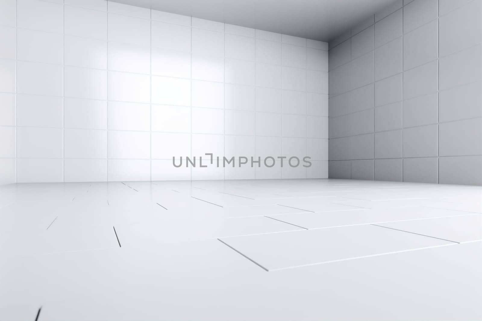pedestal light background room modern wall minimal mockup display interior indoor floor. Generative AI. by SHOTPRIME