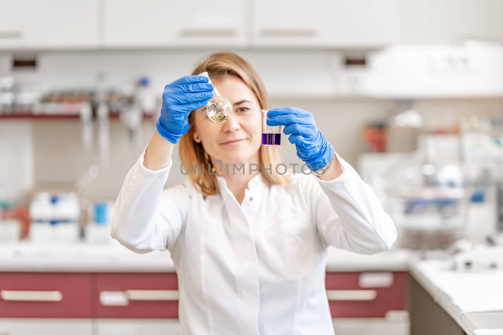 biochemical sample test in the laboratory by Edophoto