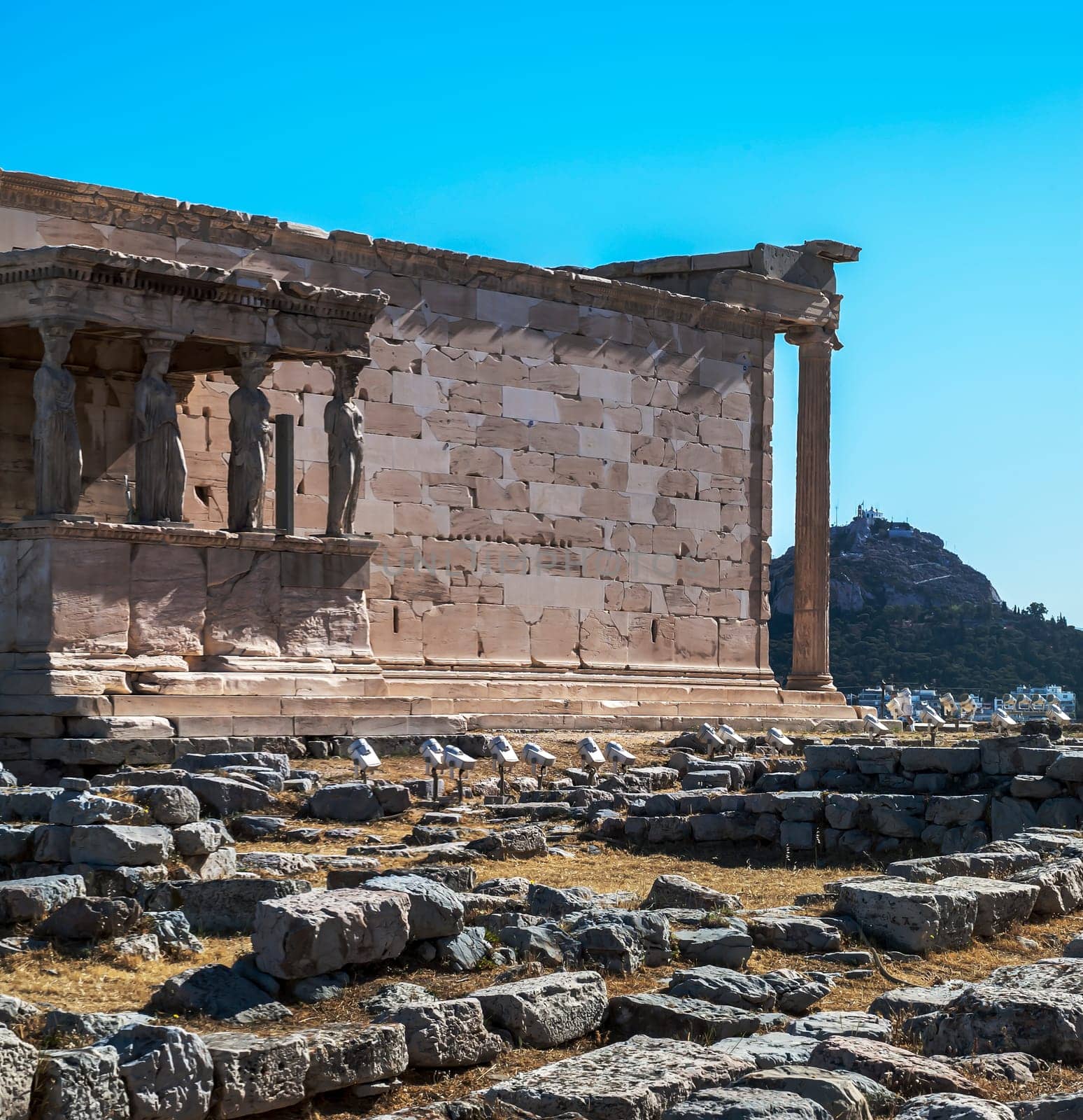 Acropolis - Erechtheum Temple in Athens by Giamplume