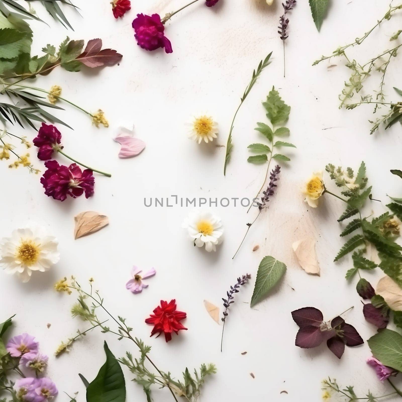 isolated spring petal lay beautiful mockup wedding background flower pink holiday anniversary leaf floral summer texture nature view design white natural. Generative AI.