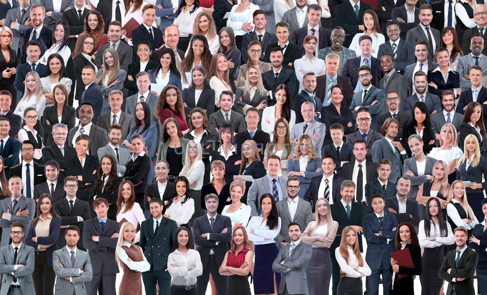 Business people group collage background by asdf