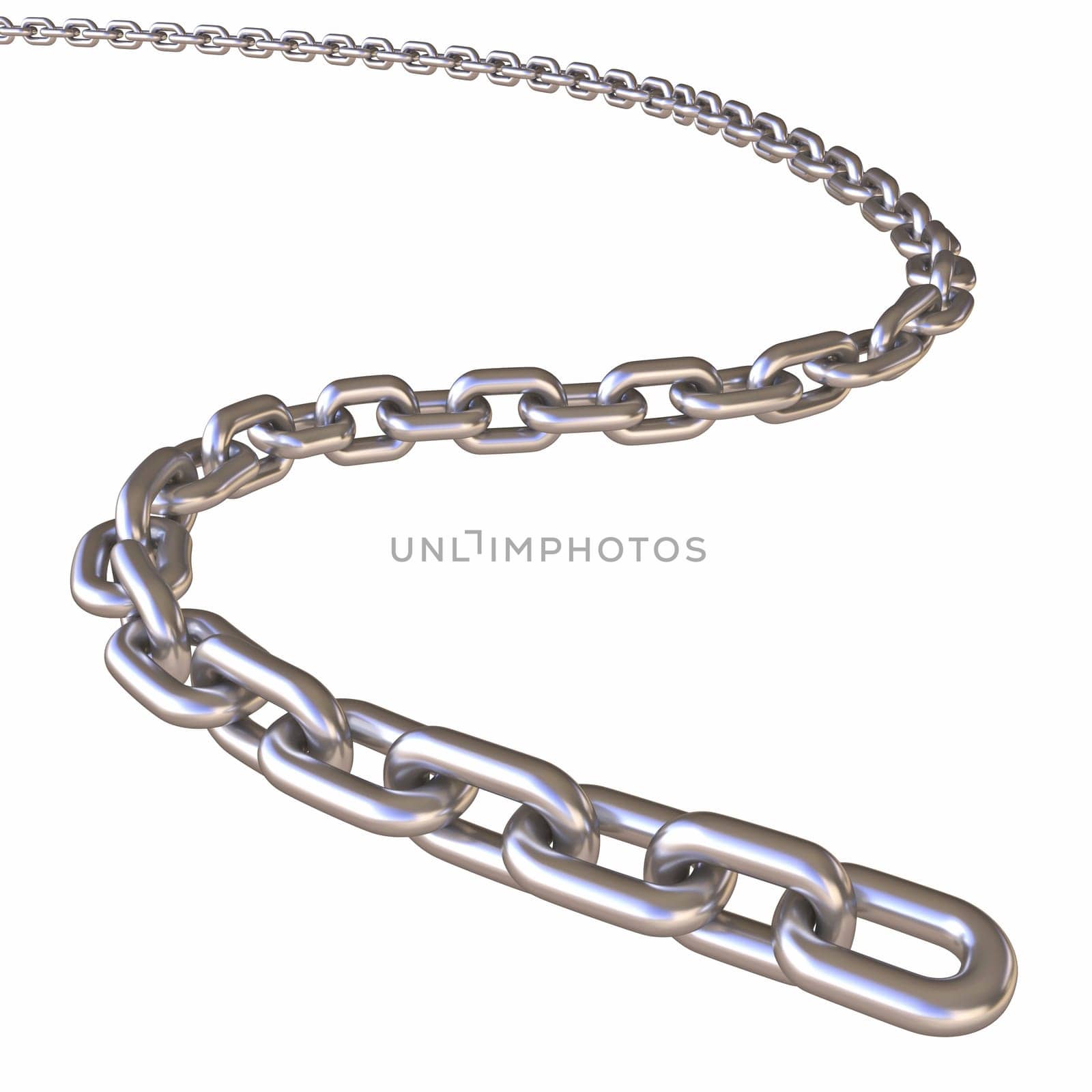 Metal chain 3D by djmilic