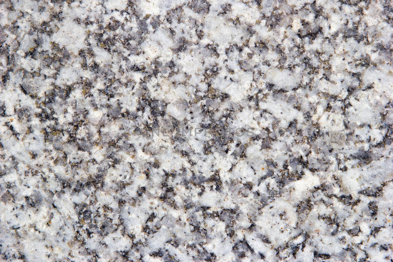 Gray granite with yellow-white inclusions. Granite texture, top view. by Laguna781