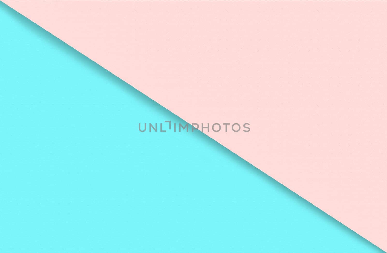 Abstract geometric water color paper background in soft pastel pink and blue trend colors with diagonal line. Pattern