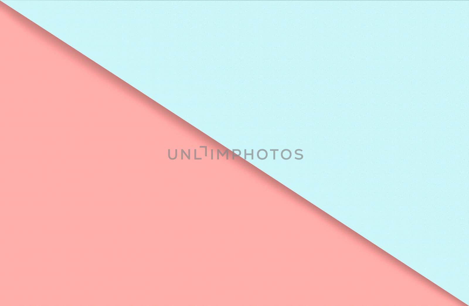 Abstract geometric water color paper background in soft pastel pink and blue trend colors with diagonal line. Pattern
