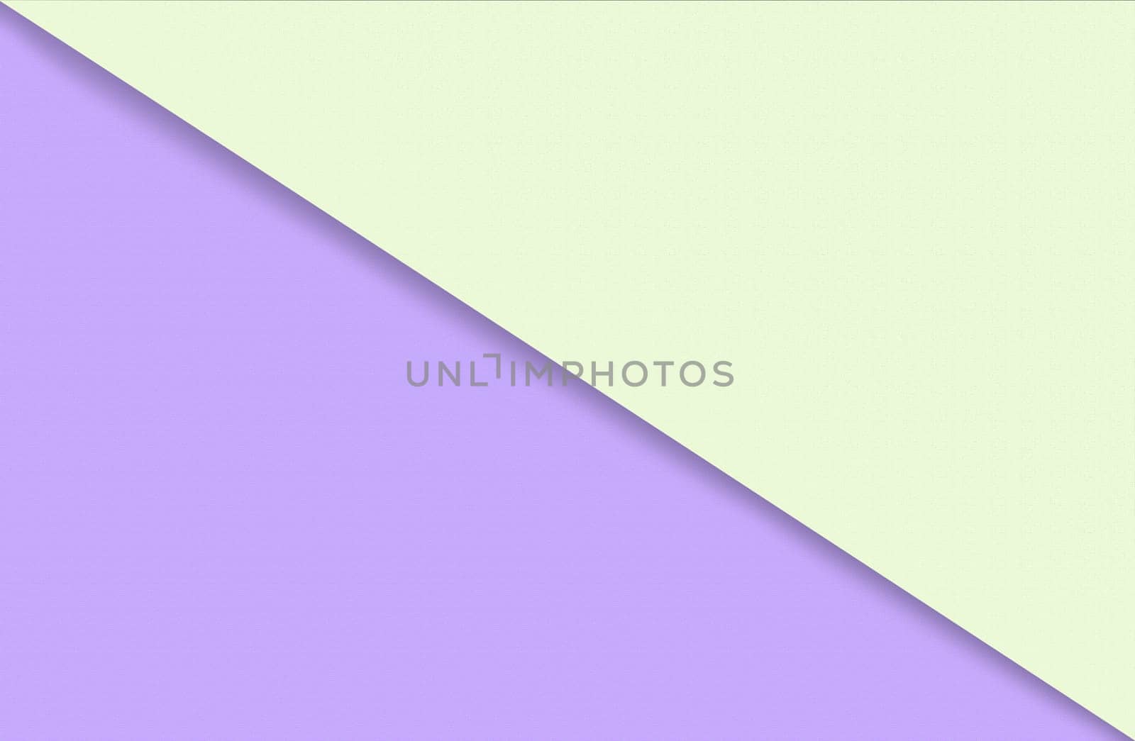 Abstract geometric water color paper background in soft pastel yellow and purple trend colors with diagonal line. Pattern