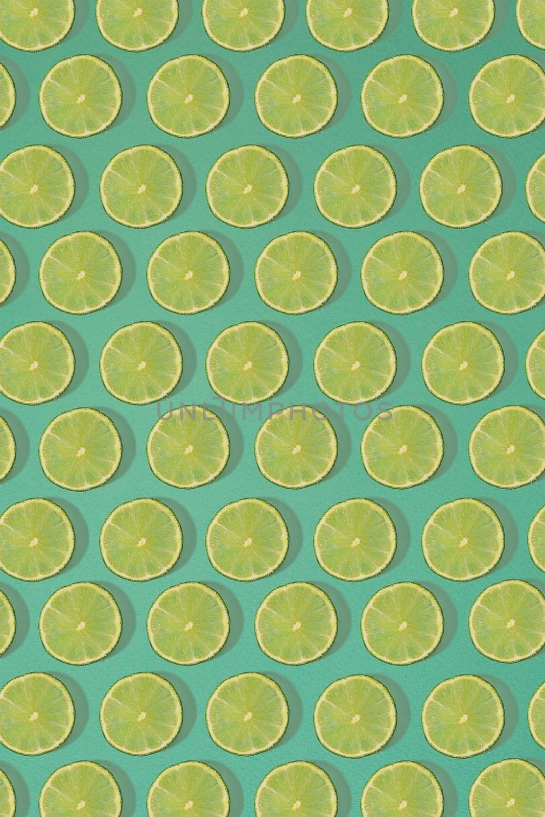 Fruit citrus seamless pattern. Lime tile texture.