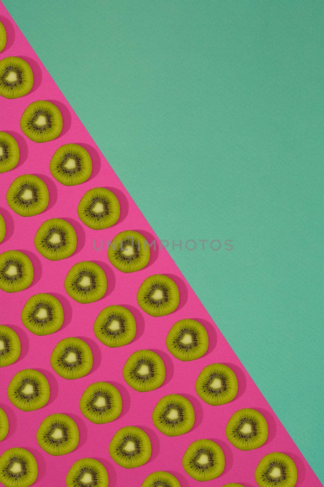 Fruit citrus seamless pattern. Kiwi tile texture.