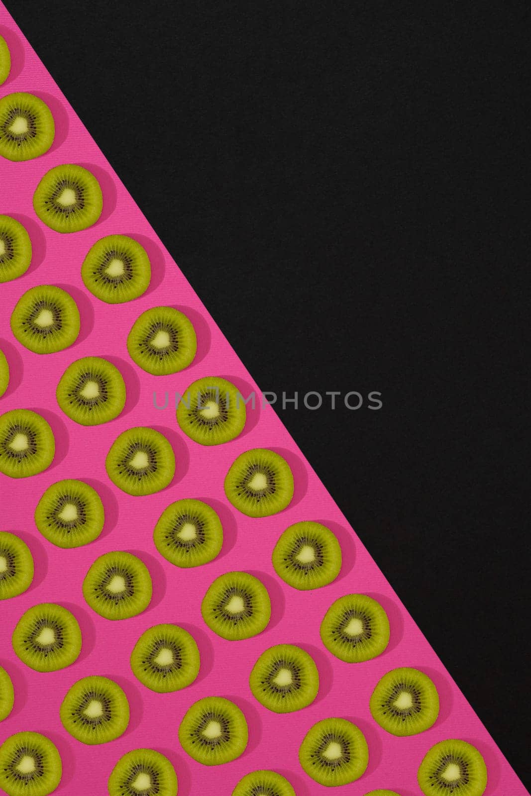 Fruit citrus seamless pattern. Kiwi tile texture.
