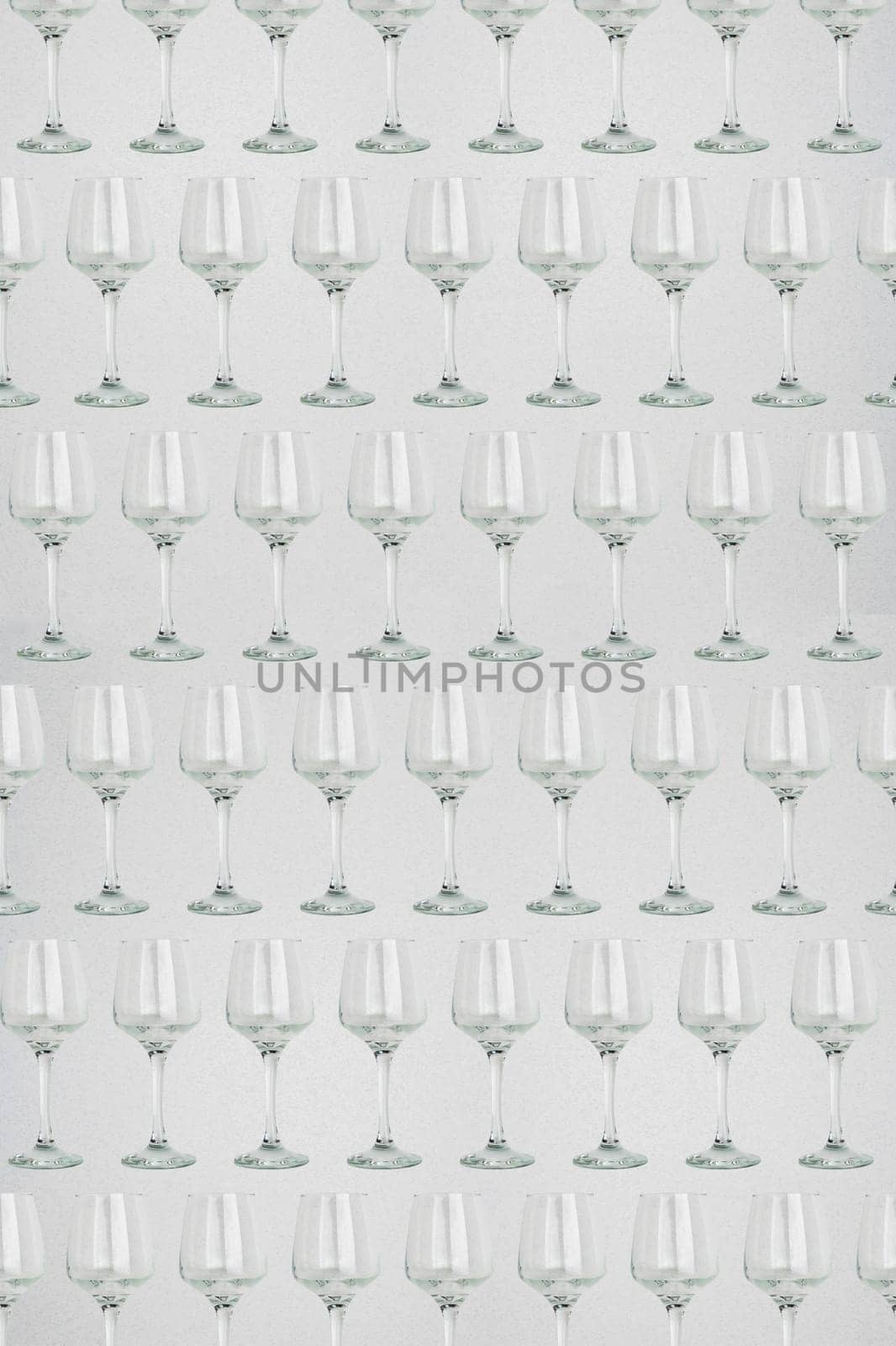 Seamless pattern - glasses over white background by nazarovsergey
