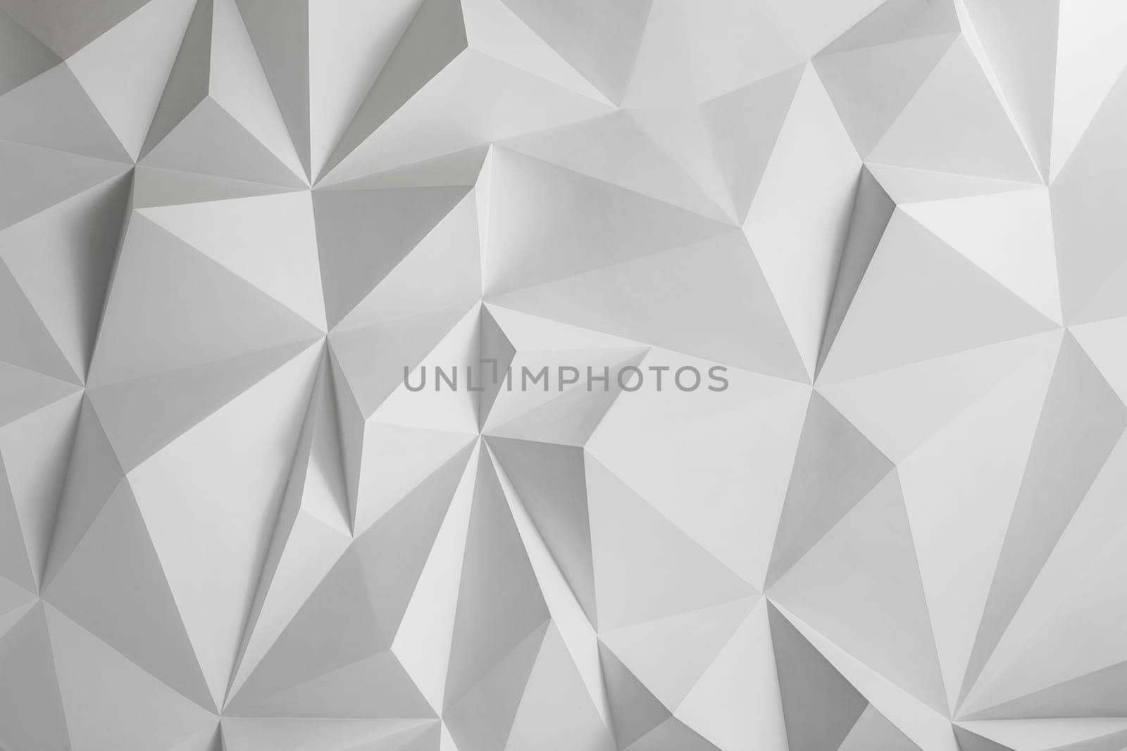 Photo of abstract background of polygons on white background. by nazarovsergey