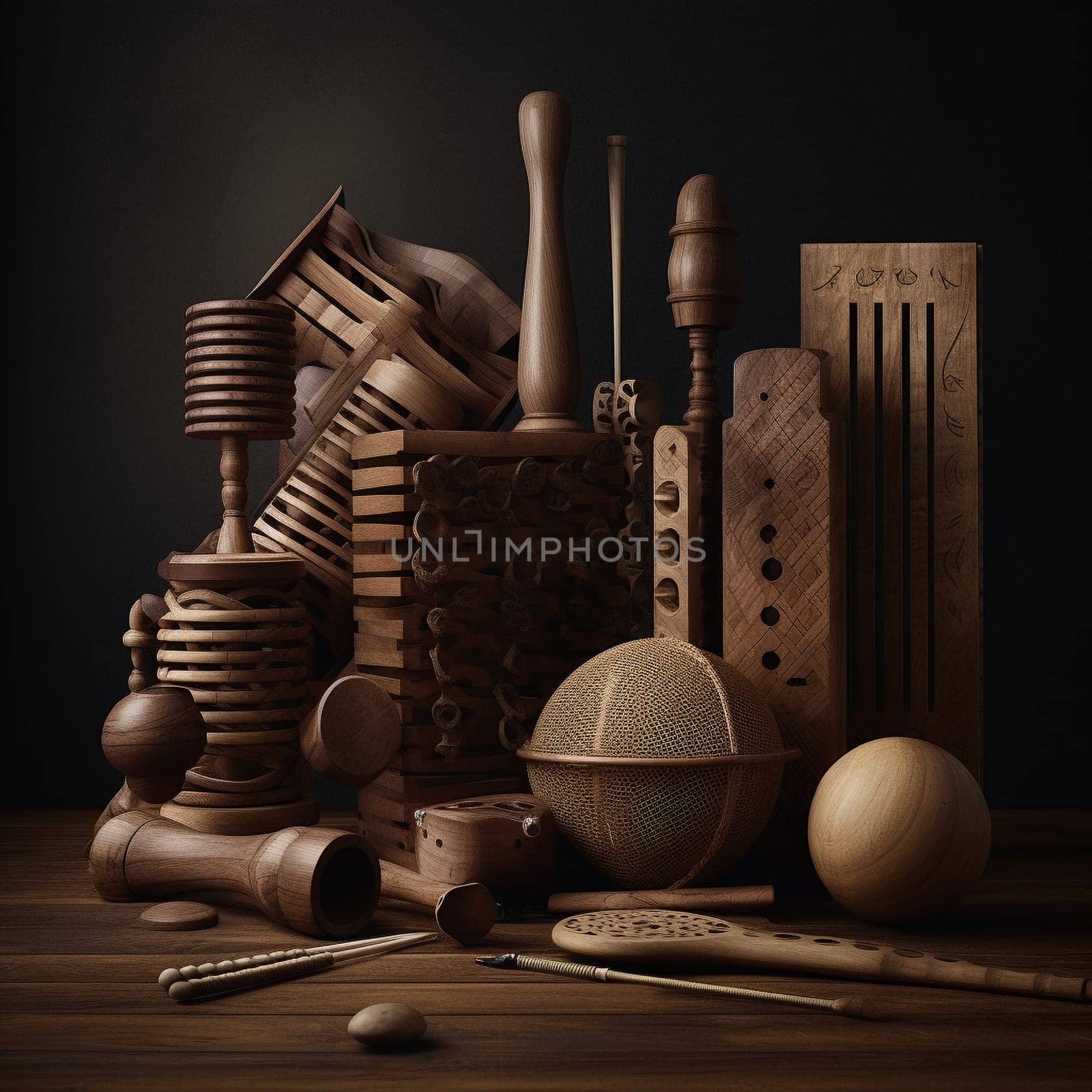 This woodworking tools showcase image highlights the importance of woodworking in creating wooden tools, such as axes, adzes, and draw knives. The proper lighting and composition techniques emphasize the functionality and craftsmanship of these tools, showcasing the creativity and skill involved in crafting these essential woodworking instruments.