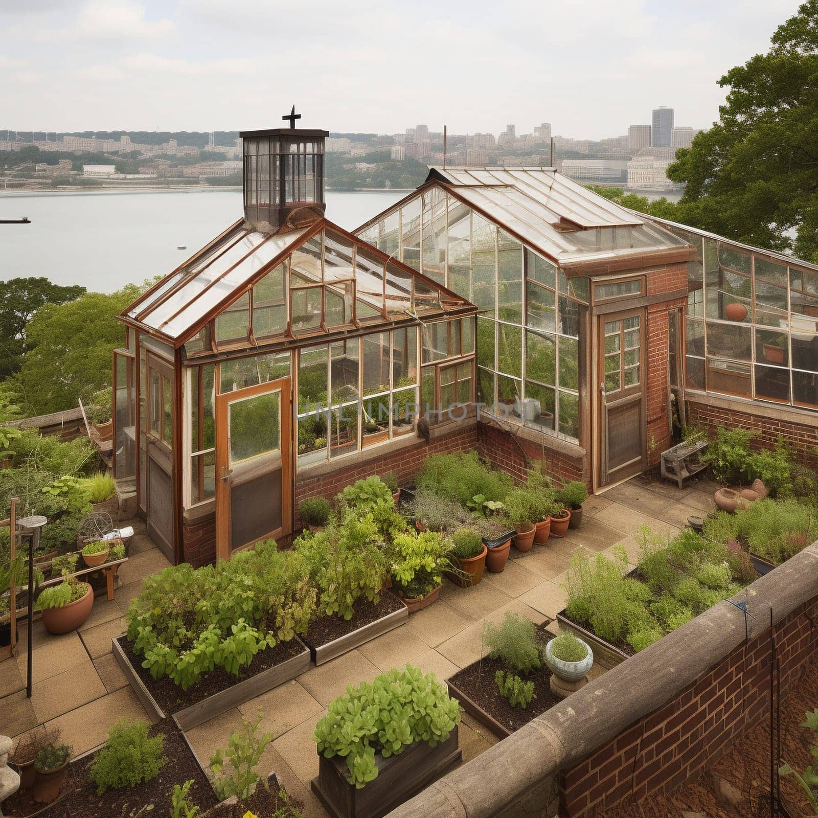 Experience the creativity and resourcefulness of urban gardening with this image of a garden filled with repurposed materials like old pallets, wine barrels, and discarded furniture. The DIY aesthetic of this garden showcases the potential for beauty to emerge from unexpected places and inspires a sense of ingenuity and self-sufficiency.