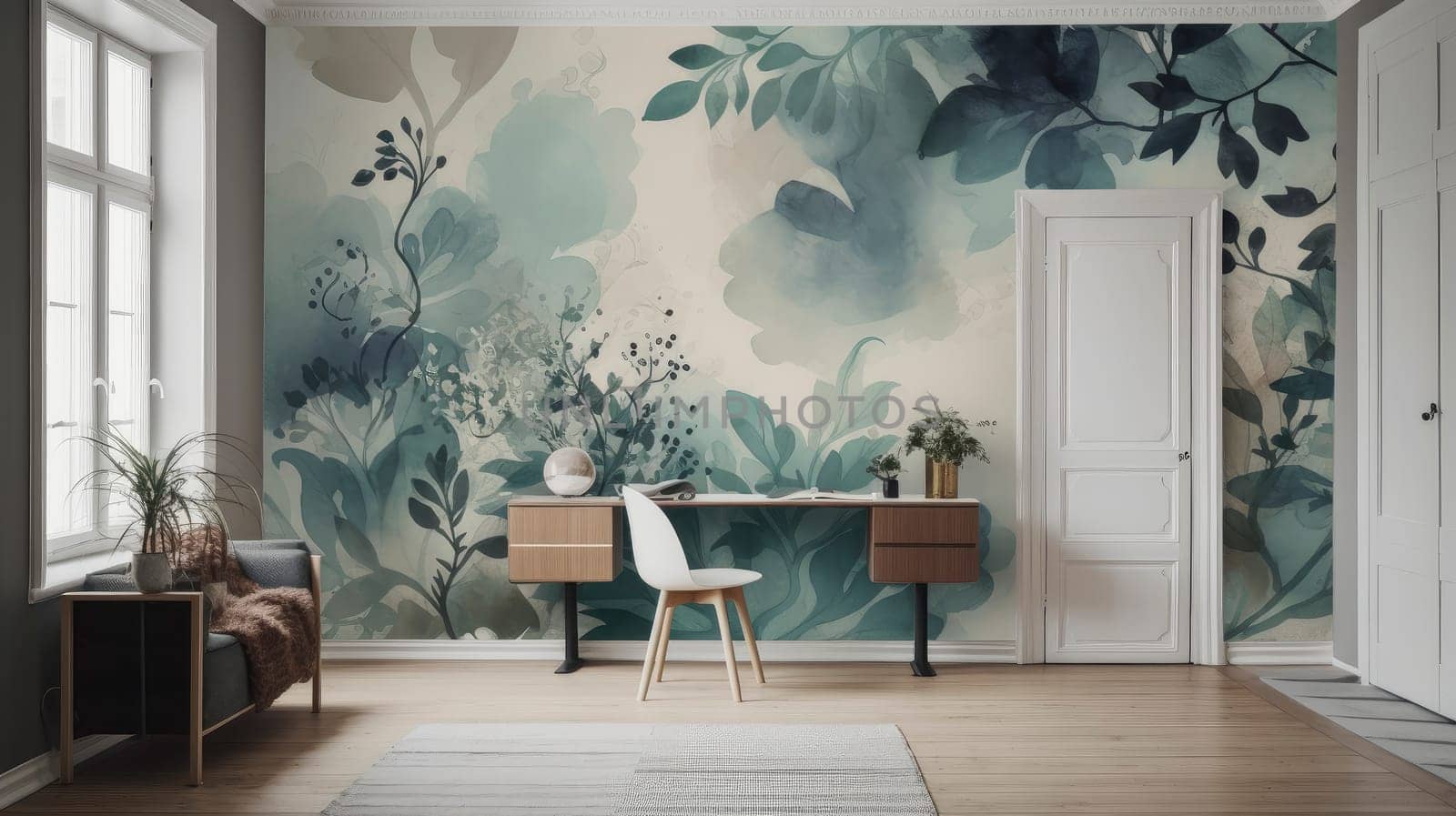 Illustration of modern interiors for the realization of infographics for the creation of catalogs. real estate, construction
