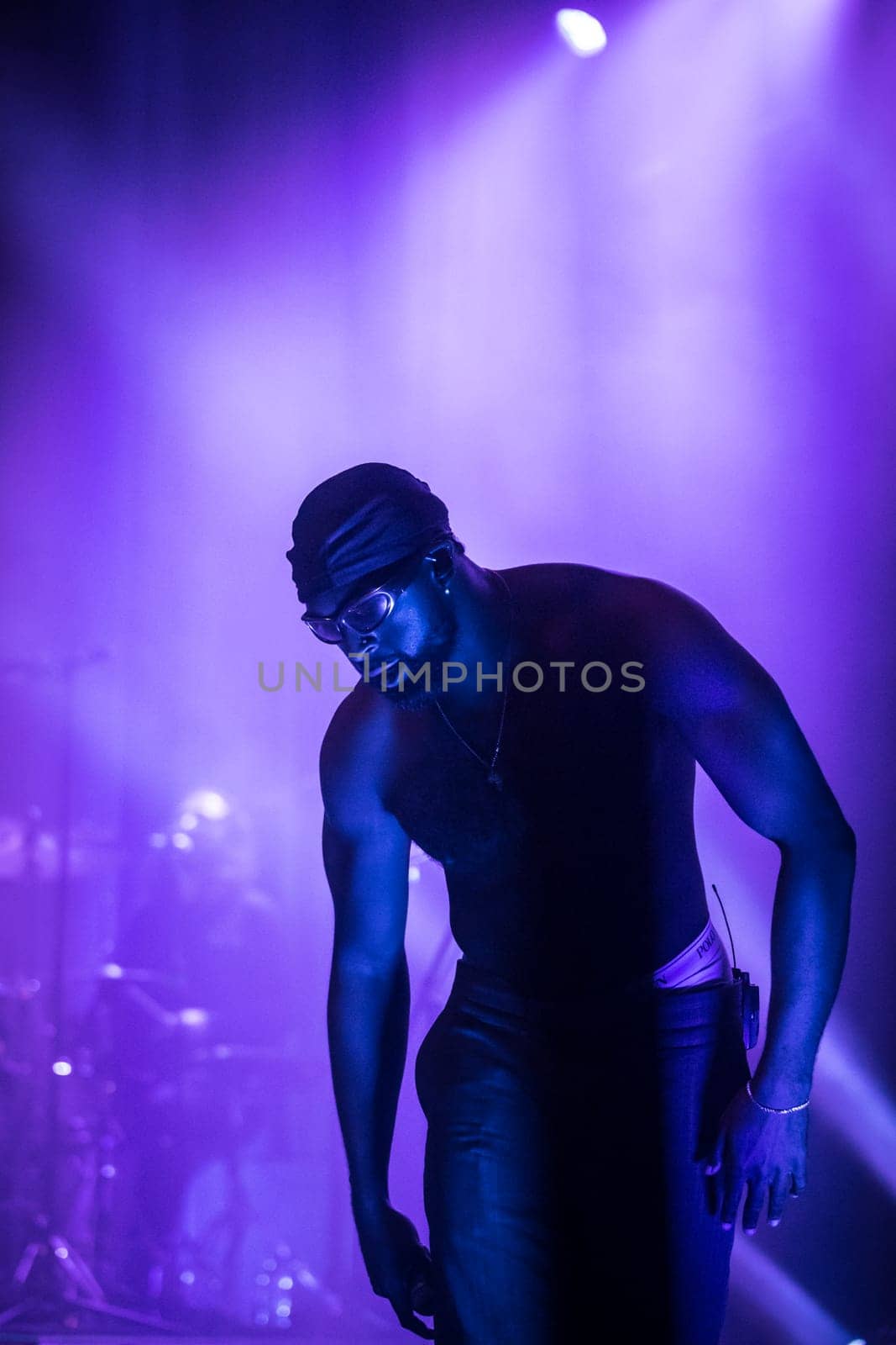 MELBOURNE, AUSTRALIA - MAY 5: Kwame and Australian music group Holy Holy perform their 'Messed Up' national tour at The Northcote Theatre on May 5 2023 in Melbourne, Australia