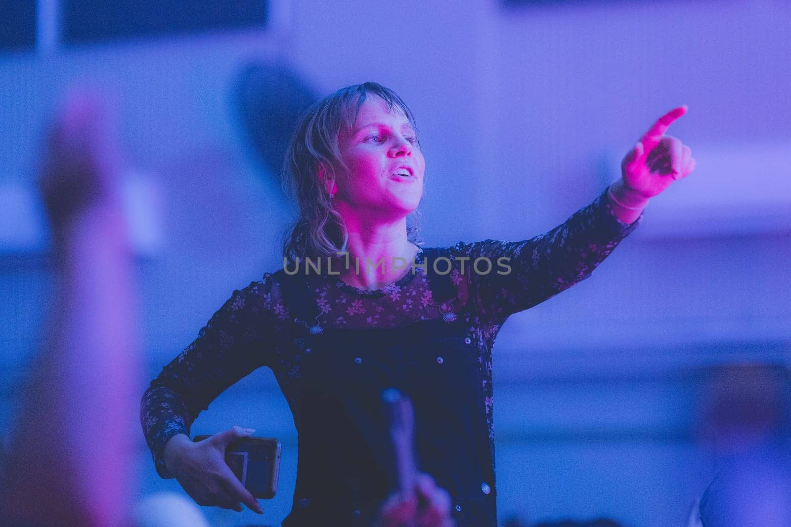 MELBOURNE, AUSTRALIA - MAY 5: Fans as Australian music group Holy Holy perform their 'Messed Up' national tour at The Northcote Theatre on May 5 2023 in Melbourne, Australia