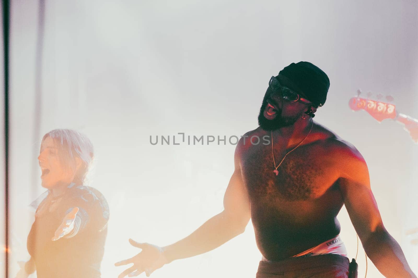 MELBOURNE, AUSTRALIA - MAY 5: Australian music group Holy Holy perform their 'Messed Up' national tour at The Northcote Theatre on May 5 2023 in Melbourne, Australia