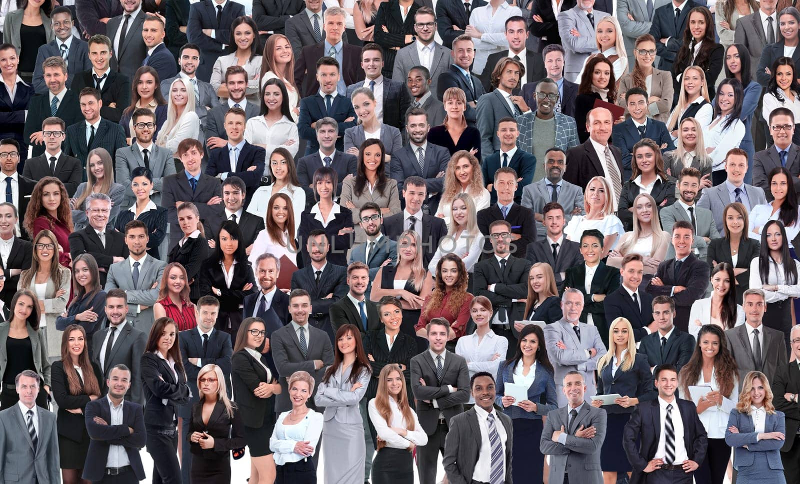 Business people group collage background by asdf