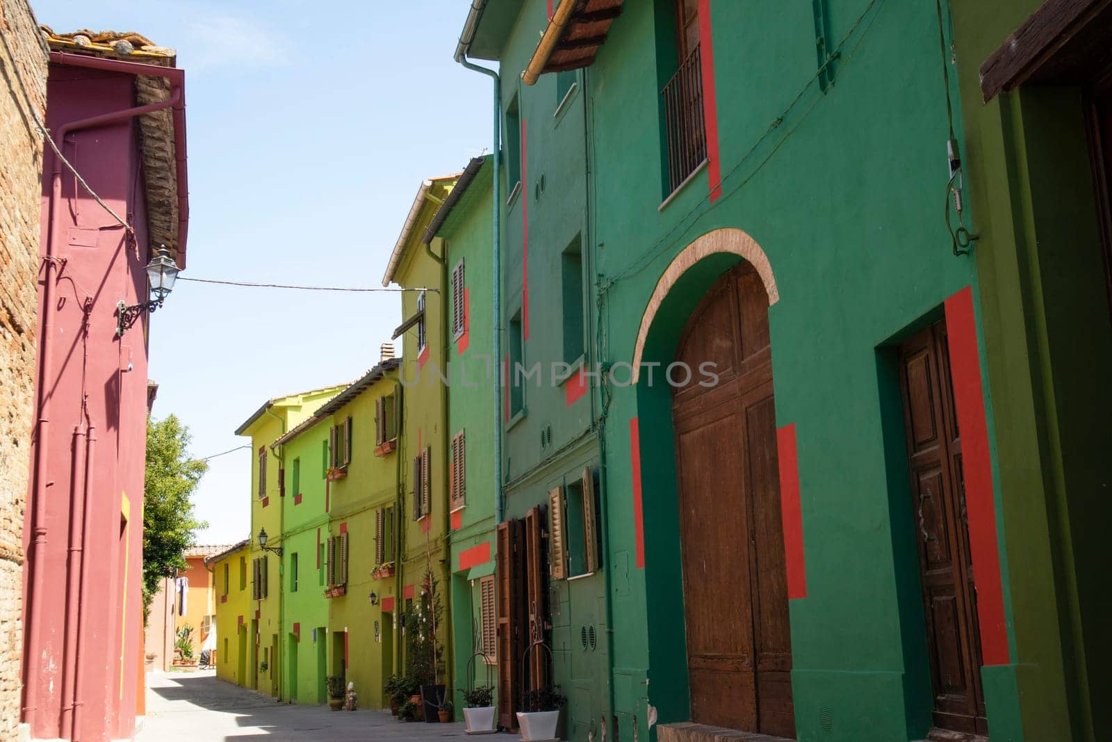 In the colorful streets of Ghizzano Pisa Italy by fotografiche.eu