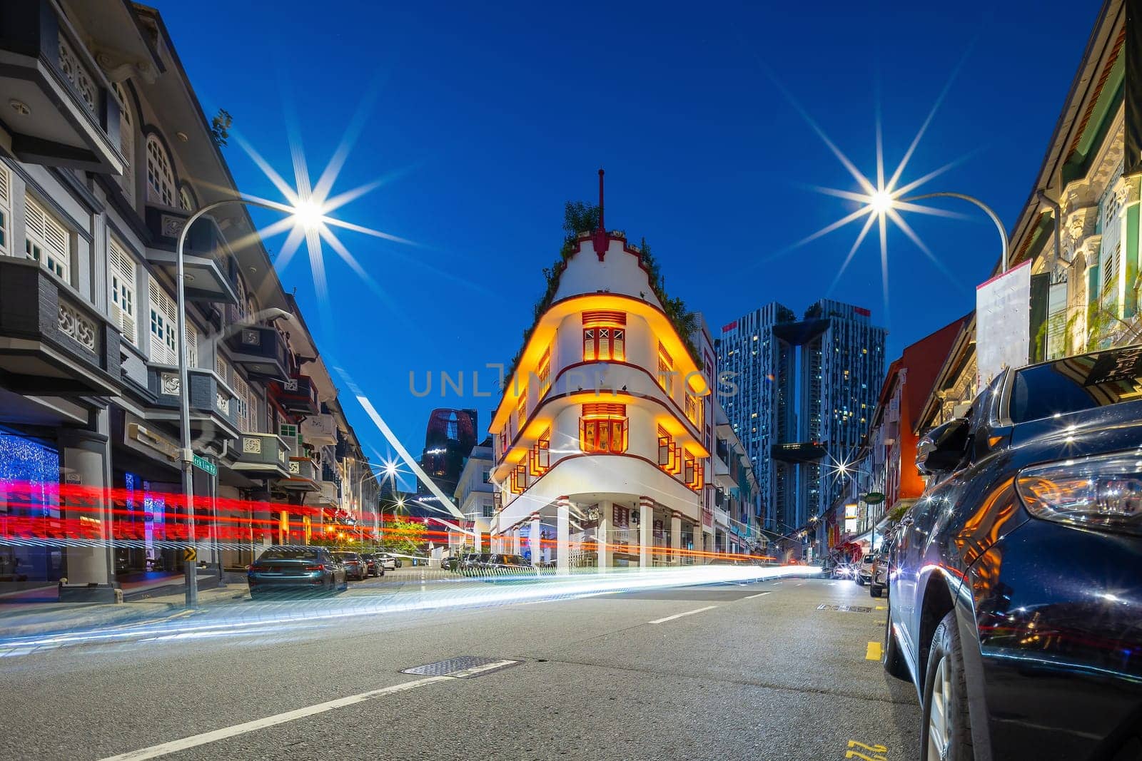 Downtown city skyline, cityscape of Singapore by f11photo