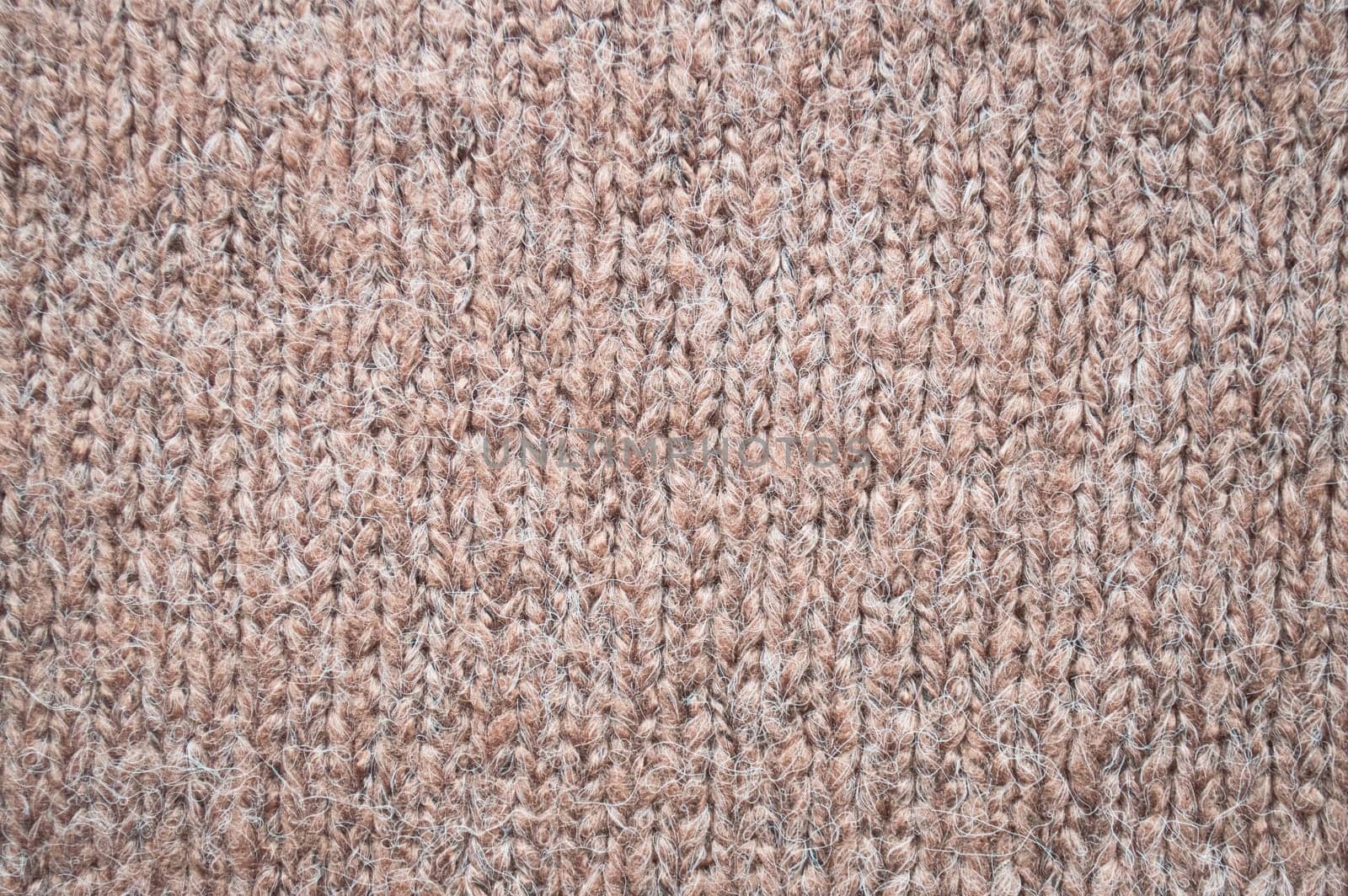 Knitted Texture. Organic Woven Pattern. Handmade Xmas Background. Woolen Knitting Texture. Linen Thread. Nordic Warm Cloth. Macro Canvas Material. Detail Knitted Texture.