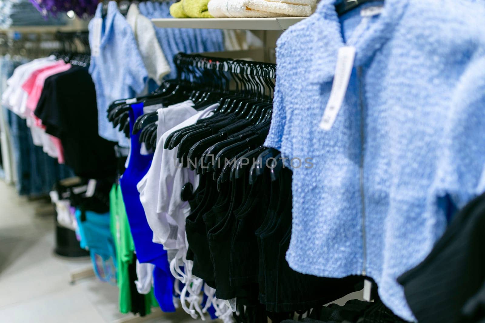 Clothing store clothes. High quality photo