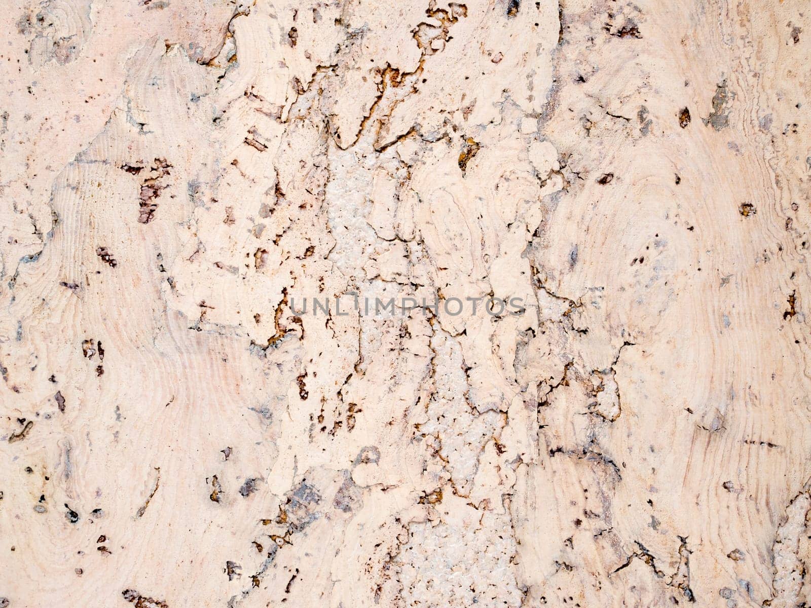 Crack, grain pattern beige texture for design and decoration. Abstract roughness cork texture pattern high resolution. Natural wooden decorative panel, warm pastel background. Wood backdrop. Plywood.