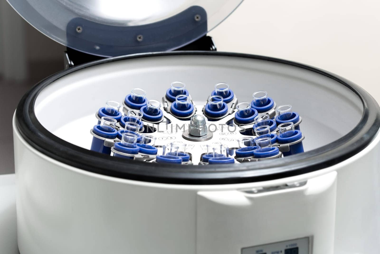 Centrifuge rotor for medical and scientific research. Test tubes. Analyzes. Laboratory