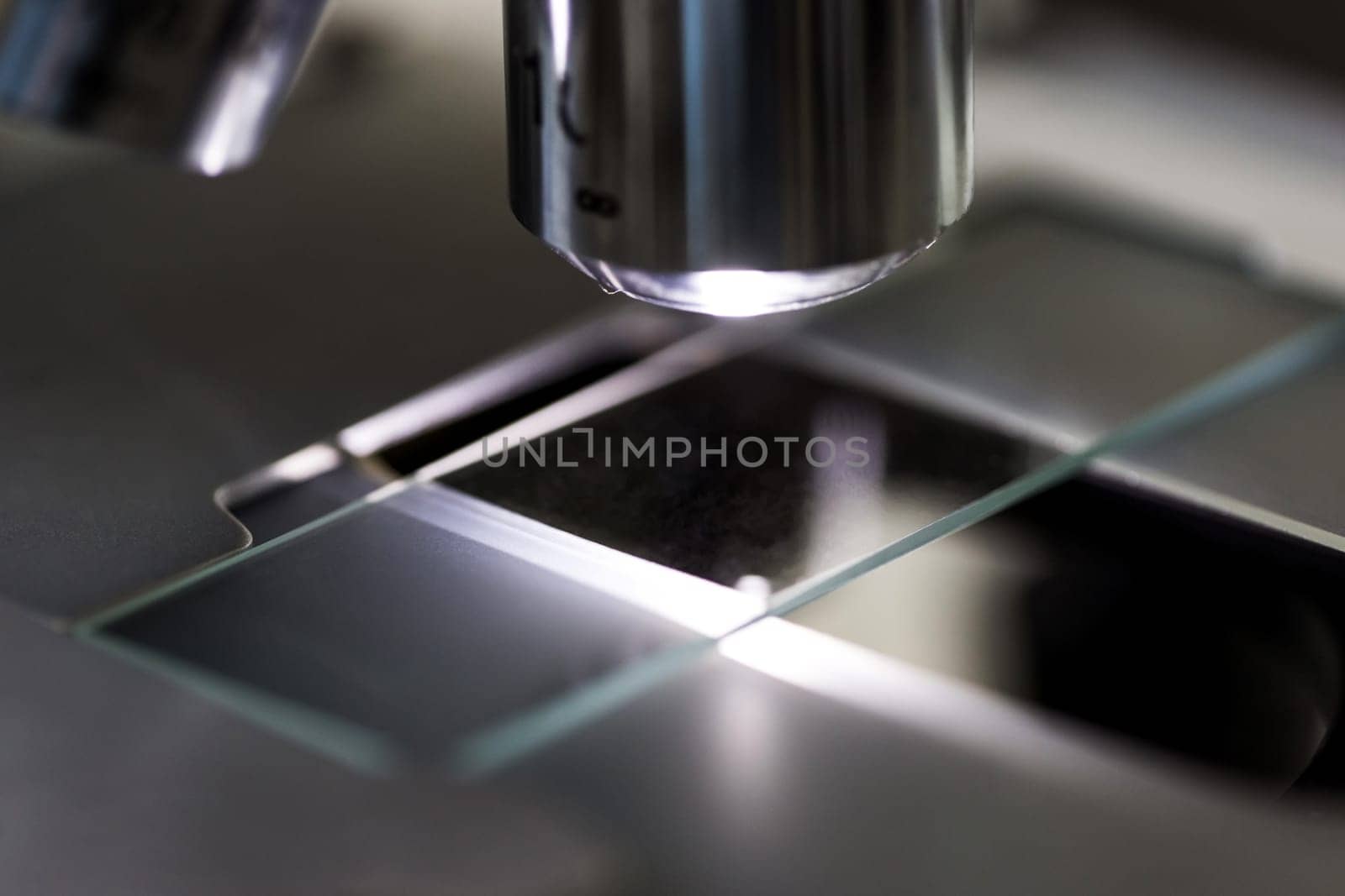 Laboratory Microscope. Scientific and healthcare research background. Analyzes