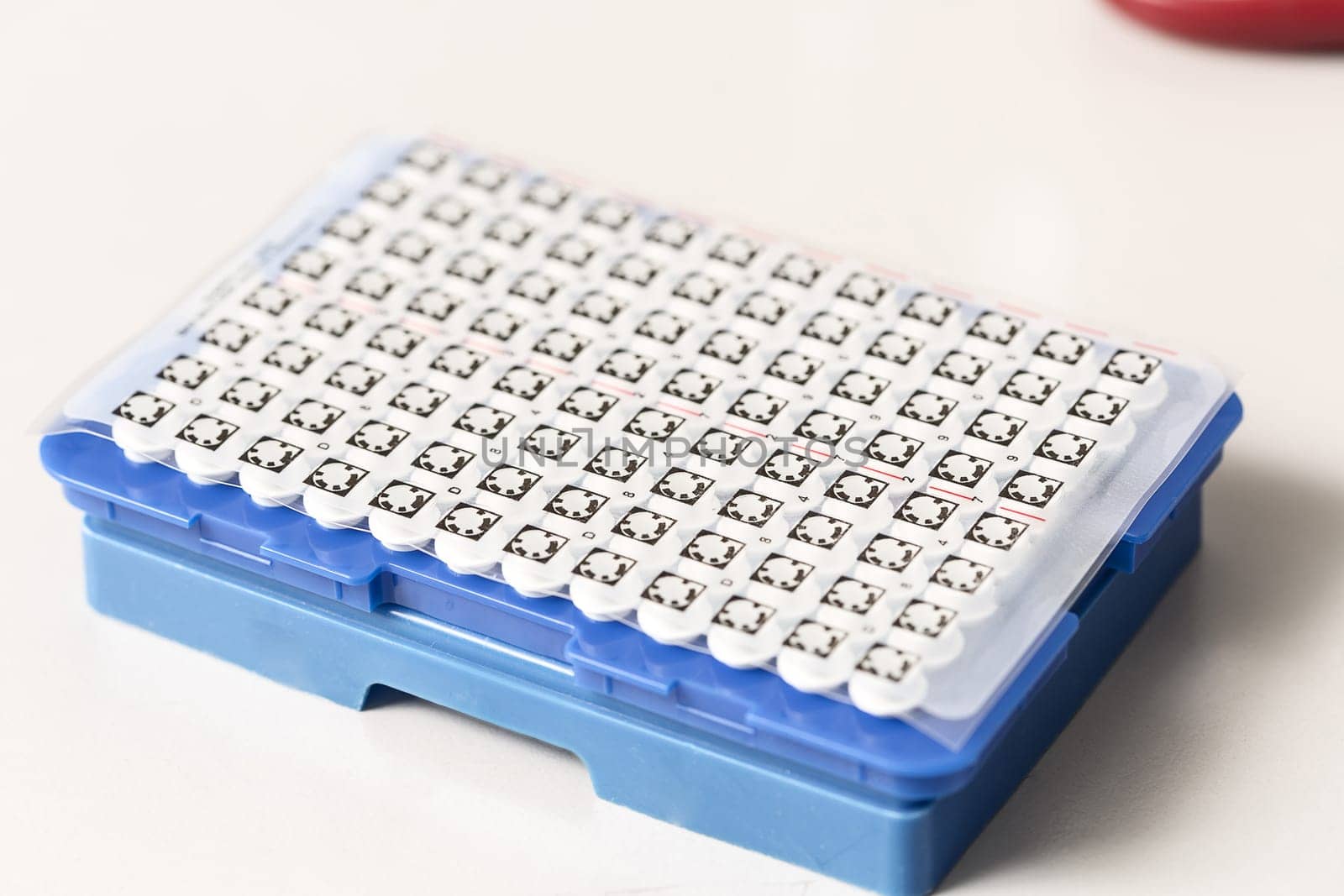 A chemical sample bottle. Centrifuge. A test tube vial sets for analysis. Medical research