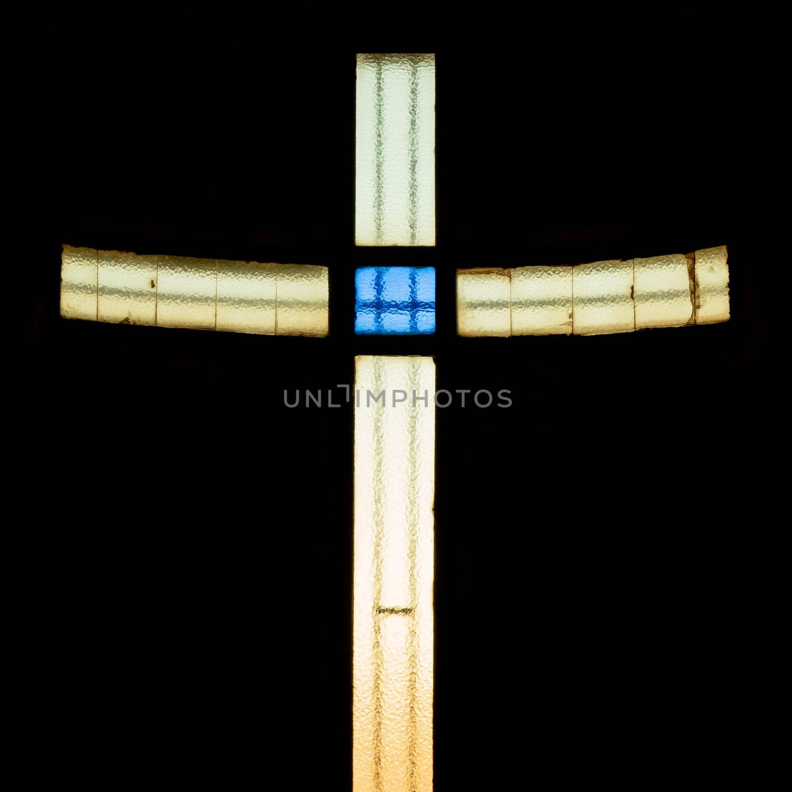 Stained glass cross by germanopoli