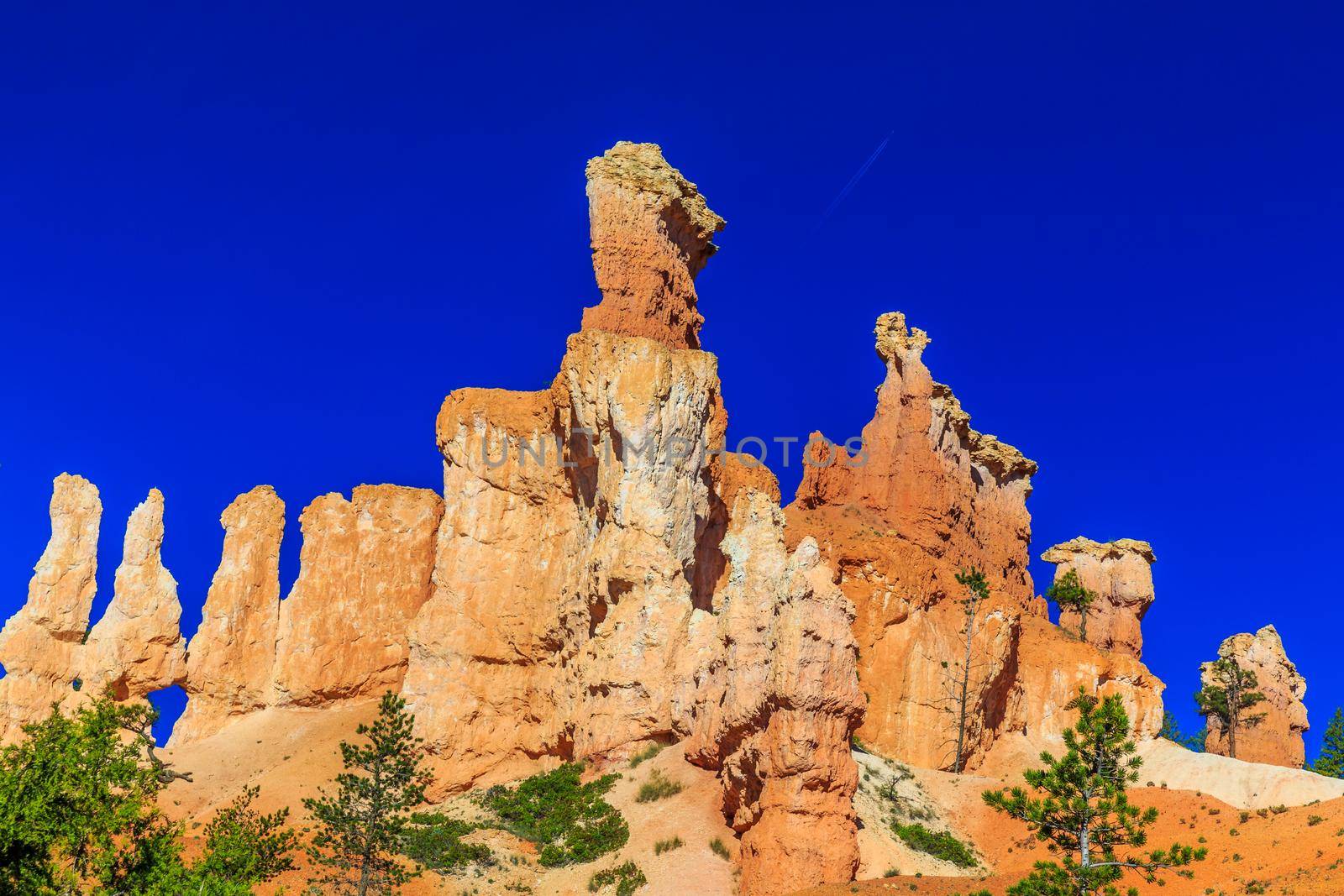 Close-up of Hoodoos in Bryce Canyon National Park, Utah.