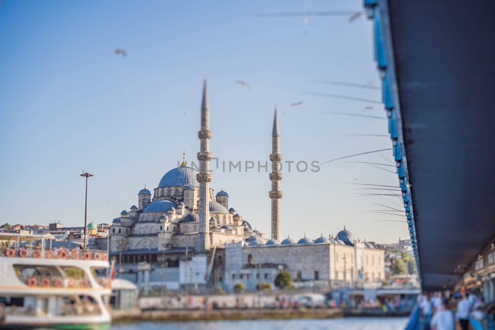 Yeni Cami New Mosque in Eminonu Istanbul, Turkey by galitskaya