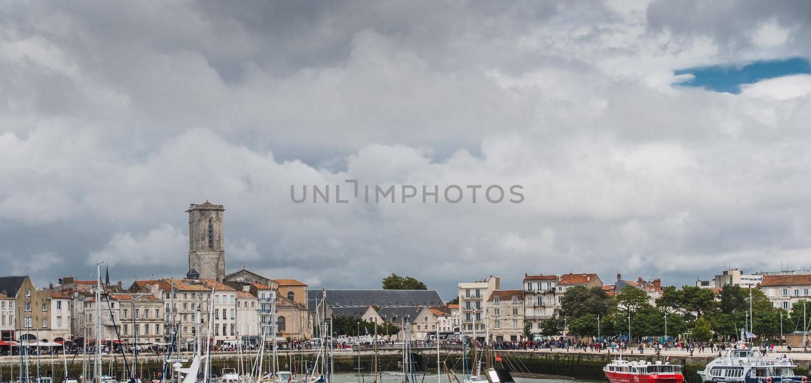 Old port of La Rochelle in Charente-Maritime in France