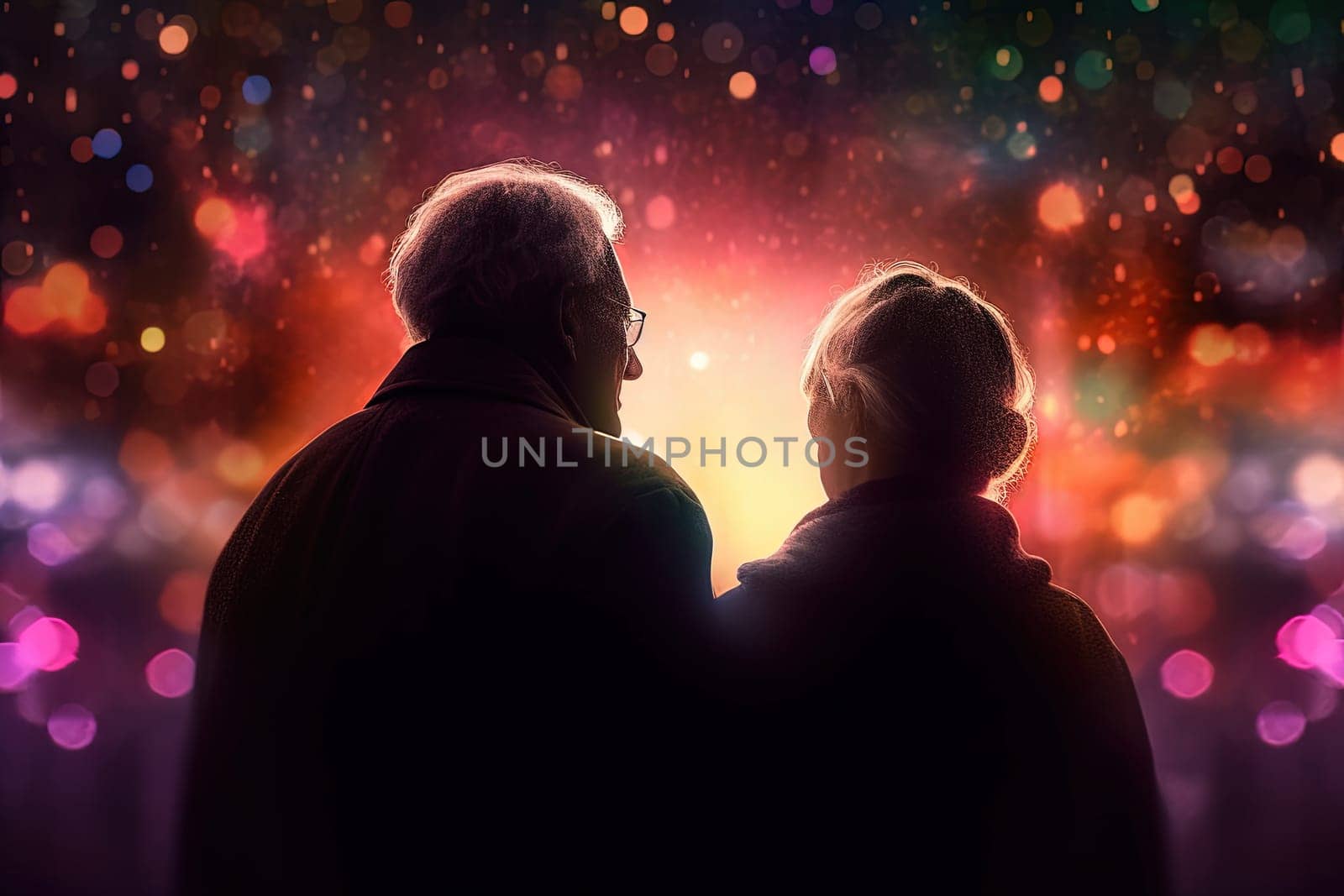 World Grandparents Day. Old age, Caregiving, sweethearts and relatives helplessness, affection and care for the older generation, native people,.favourite person grandpa grandma