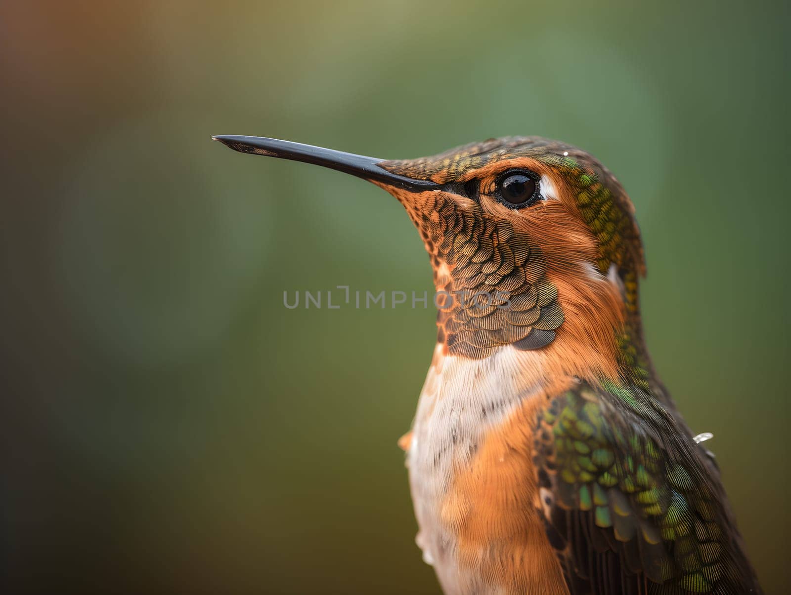 Beautiful hummingbird in the nature