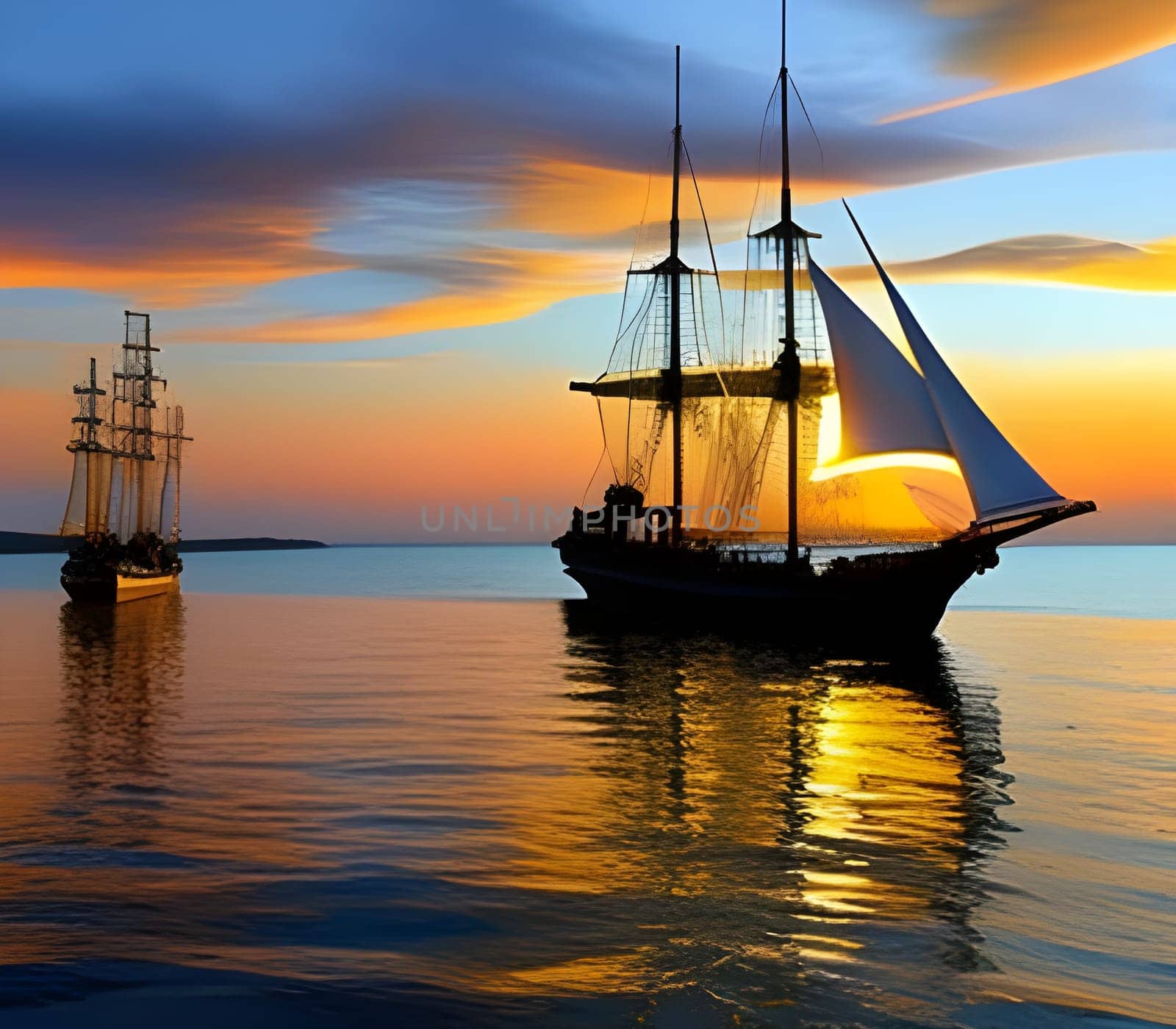 Sailing ships by WielandTeixeira