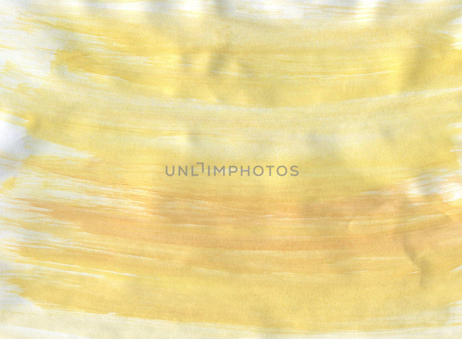 Hand Painted Abstract Watercolor Background. Watercolor Yellow Texture Abstract Designs. Paint Yellow Texture Background.