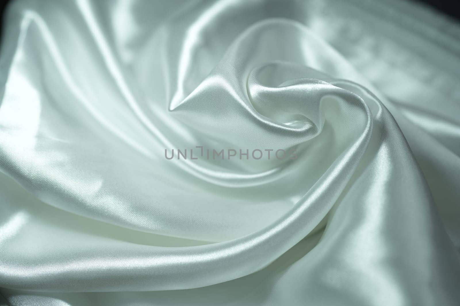 White satin fabric background by nantachai