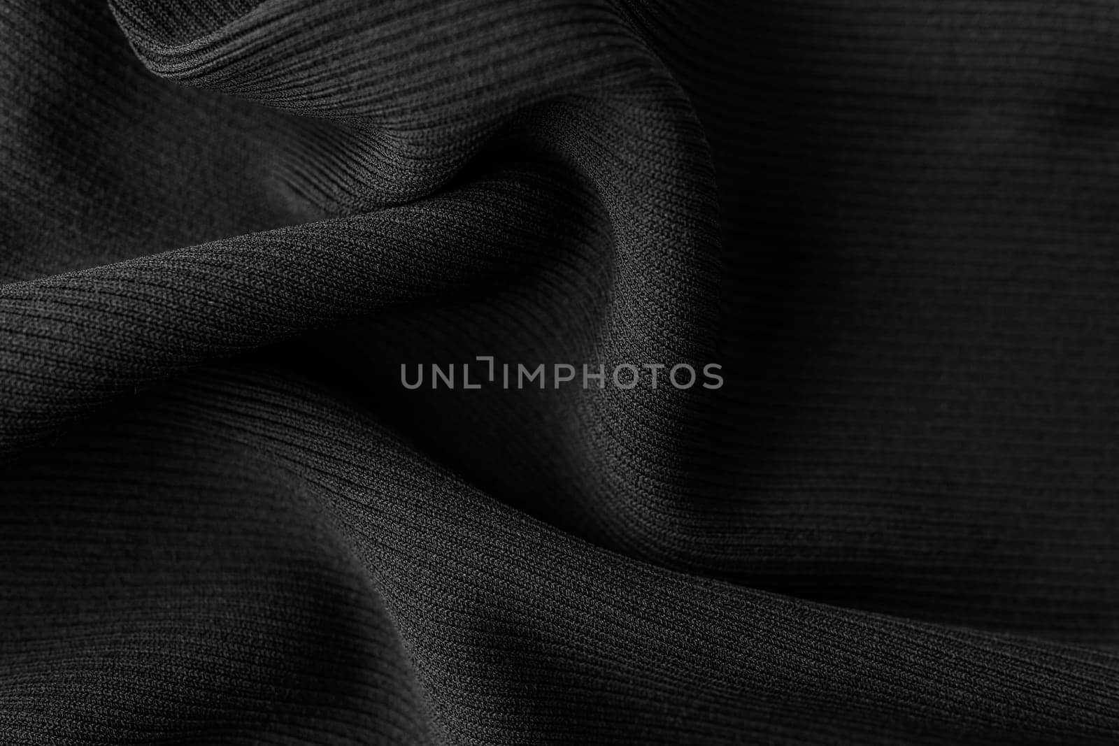 Close-up macro texture of textile material or fabric for abstract blank background or plain wallpaper