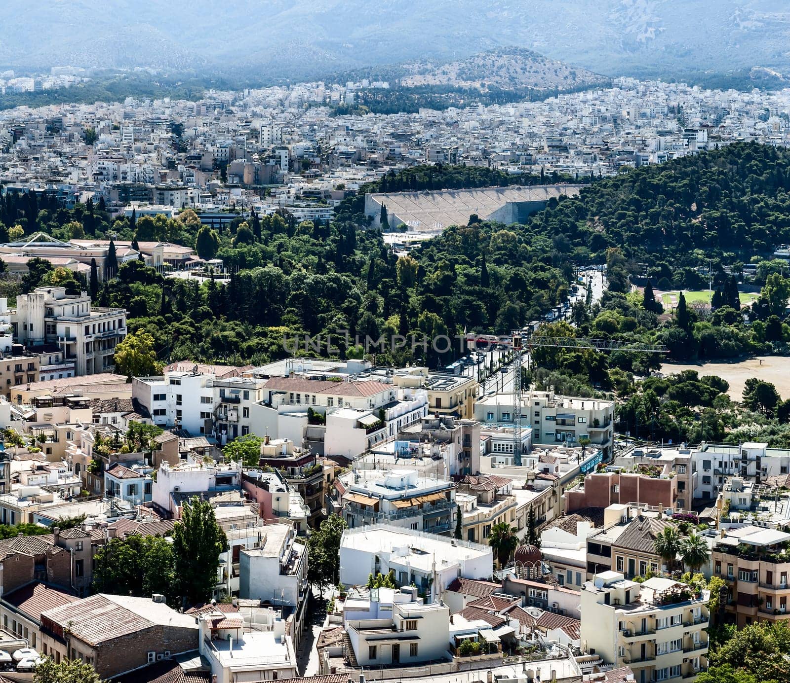 view of athens - greece by Giamplume