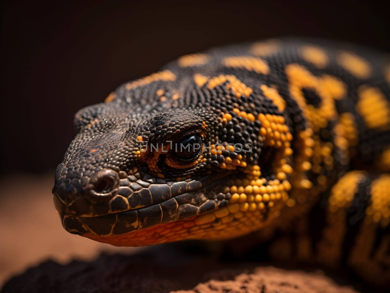 Gila monster in the nature