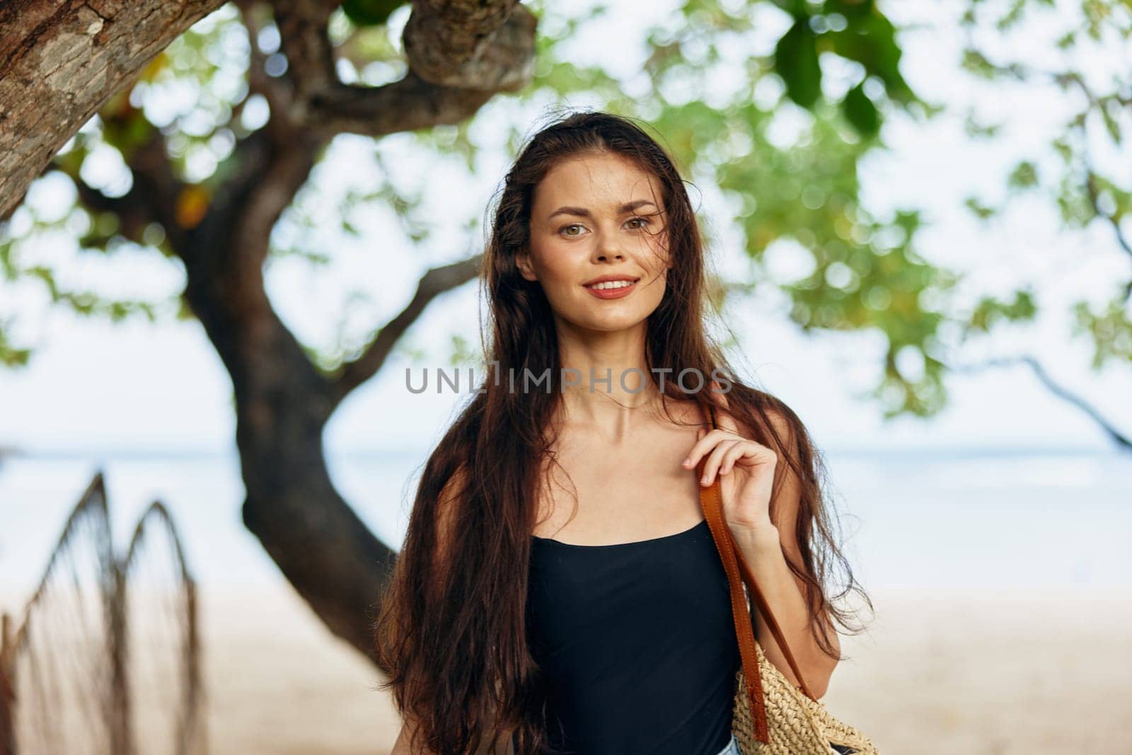 summer woman copy caucasian girl holiday smile ocean sea vacation space enjoyment beach sunlight freedom sand lifestyle beautiful young nature beauty adult