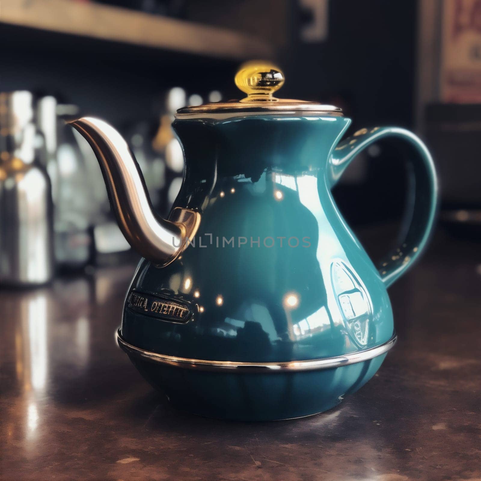 cafe espresso drink cup table caffeine food beverage mug breakfast. Generative AI. by SHOTPRIME