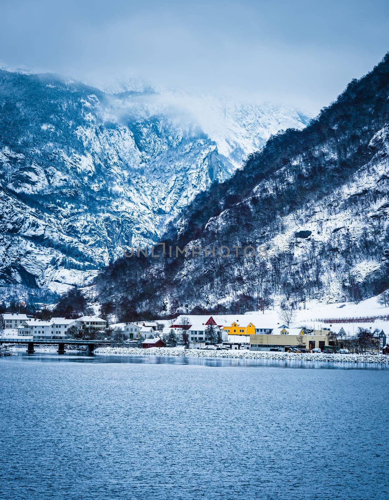 Norwegian Fjords in winter by GekaSkr