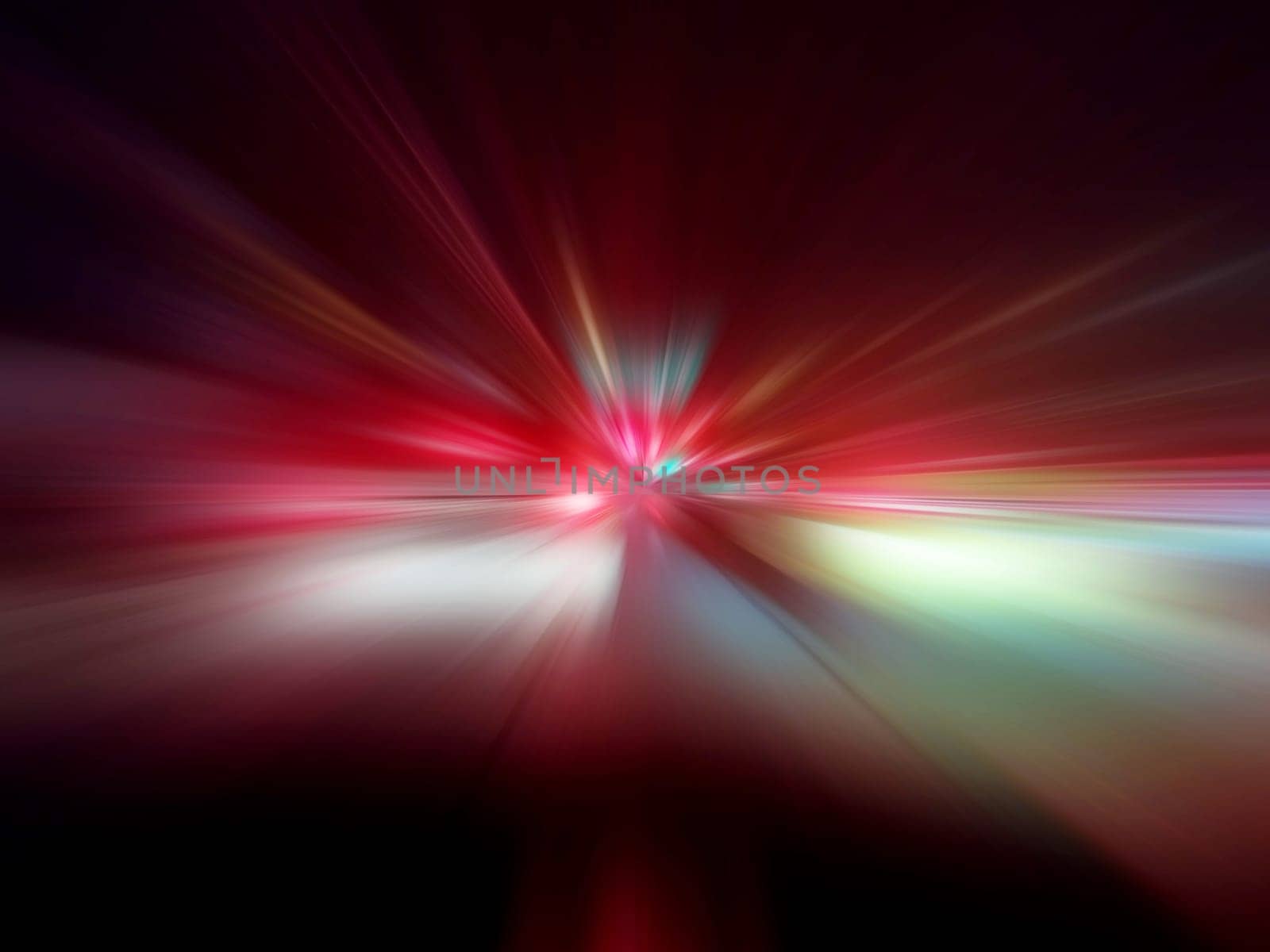 car light speed line motion blur on night road